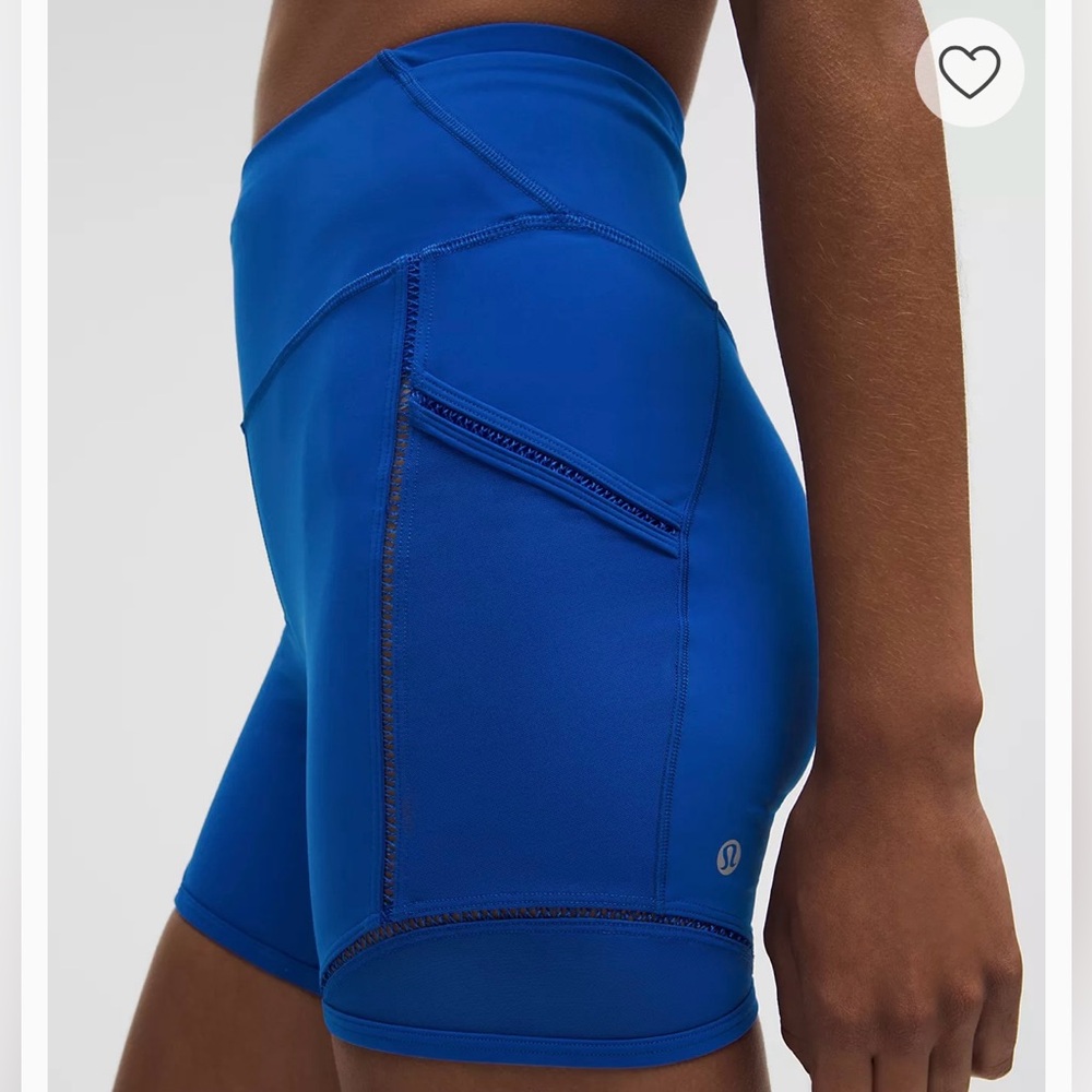 lululemon athletica Women's Vibrant Blue Athletic Shorts